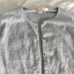 100% Cashmere Gray Cardigan Studio 121
